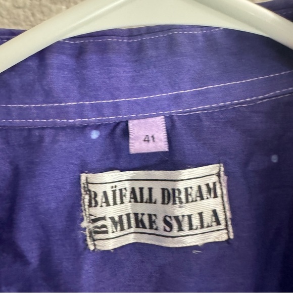 Baifall Dream Mike Sylla Vintage Button Up Shirt Size 41 - Picture 2 of 7